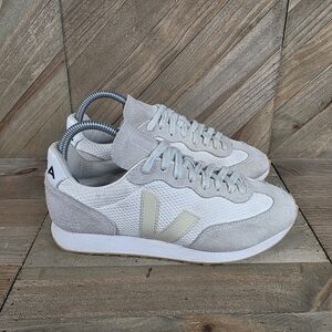 Veja Rio Branco Alveomesh Womens Athletic Sneakers Size 7 White Pierre Tan.
